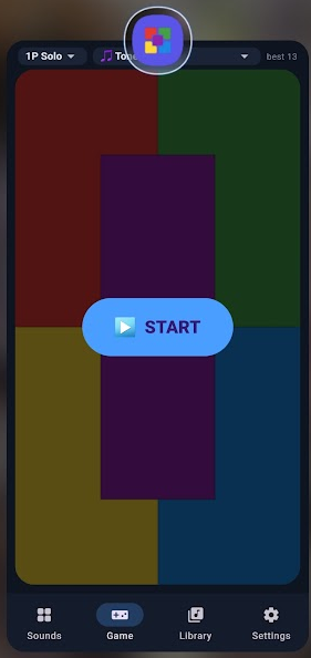 Sound Simon game